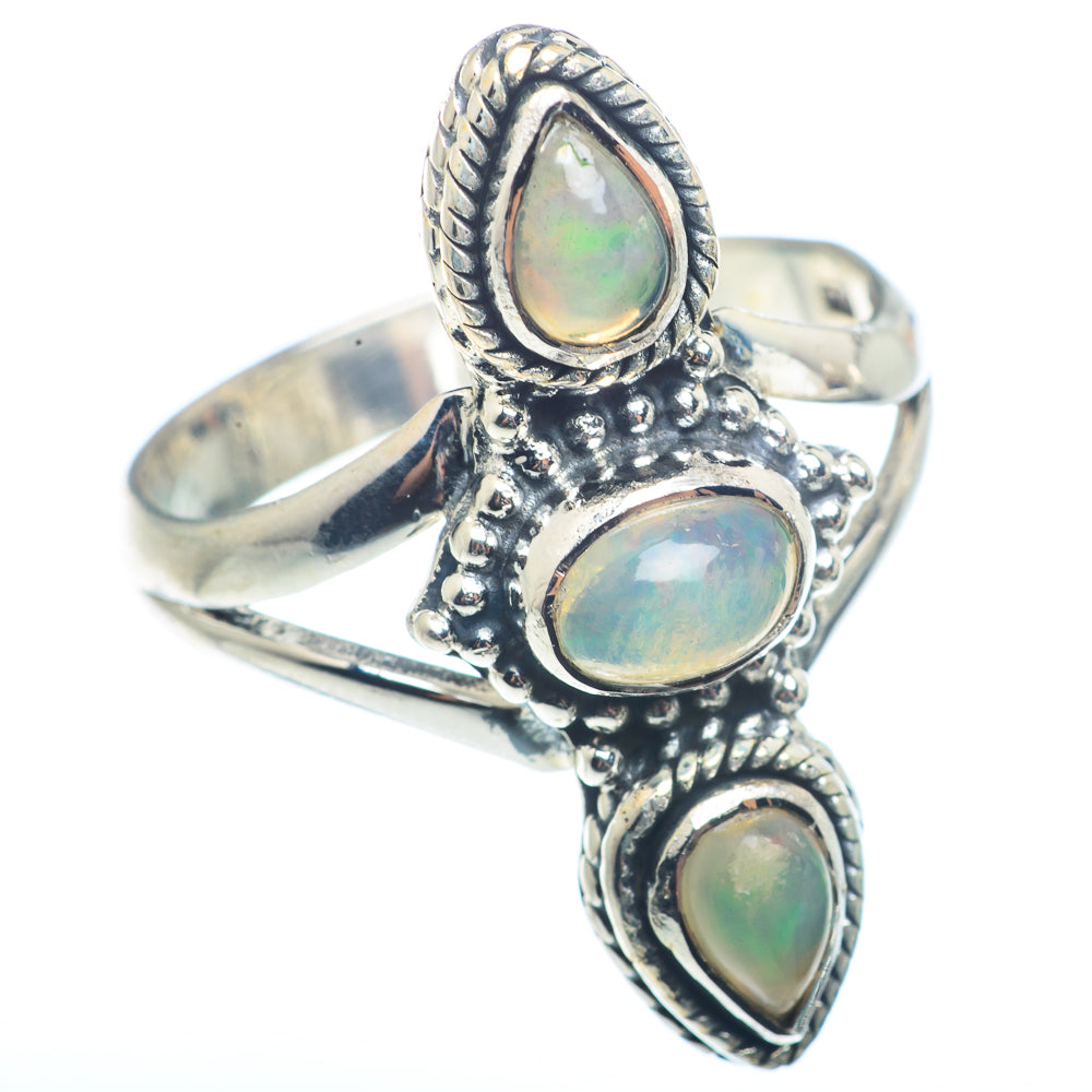 Ethiopian Opal Rings handcrafted by Ana Silver Co - RING72554