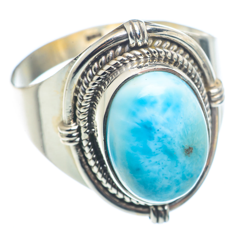 Larimar Rings handcrafted by Ana Silver Co - RING72562