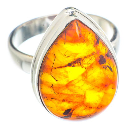 Baltic Amber Rings handcrafted by Ana Silver Co - RING72572