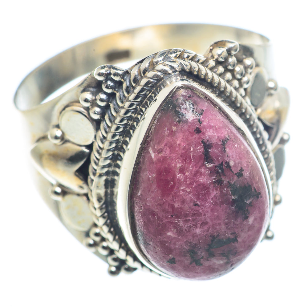Rhodonite Rings handcrafted by Ana Silver Co - RING72574