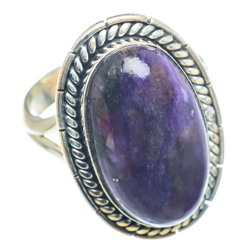 Charoite Rings handcrafted by Ana Silver Co - RING72577