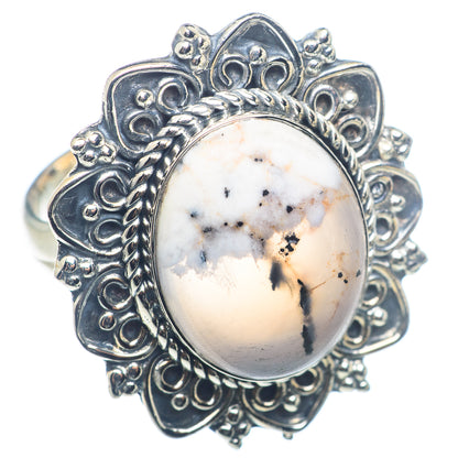 Dendritic Opal Rings handcrafted by Ana Silver Co - RING72591