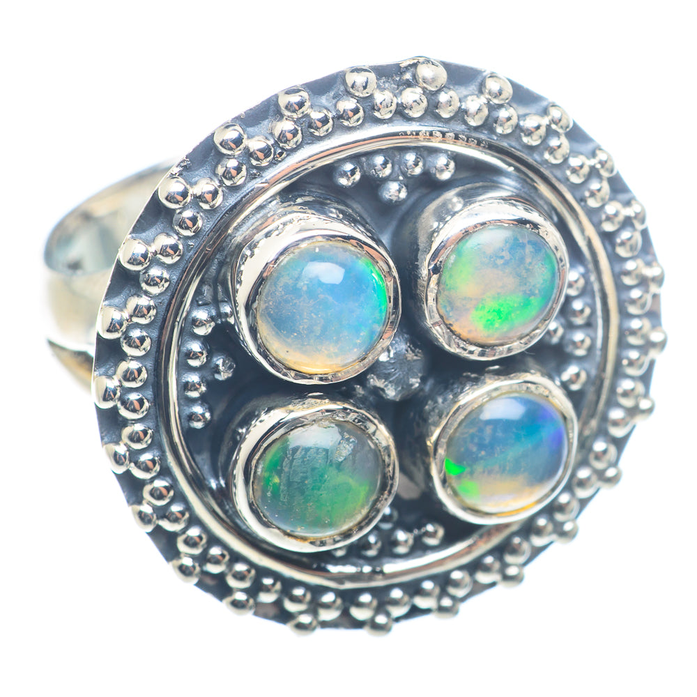 Ethiopian Opal Rings handcrafted by Ana Silver Co - RING72594