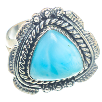 Larimar Rings handcrafted by Ana Silver Co - RING72598