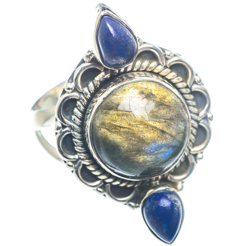 Labradorite Rings handcrafted by Ana Silver Co - RING72600