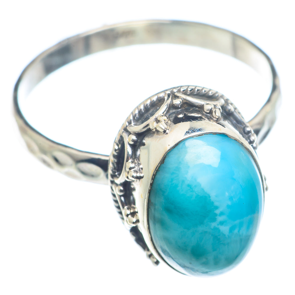 Larimar Rings handcrafted by Ana Silver Co - RING72602