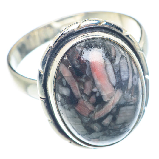 Crinoid Fossil Rings handcrafted by Ana Silver Co - RING72606