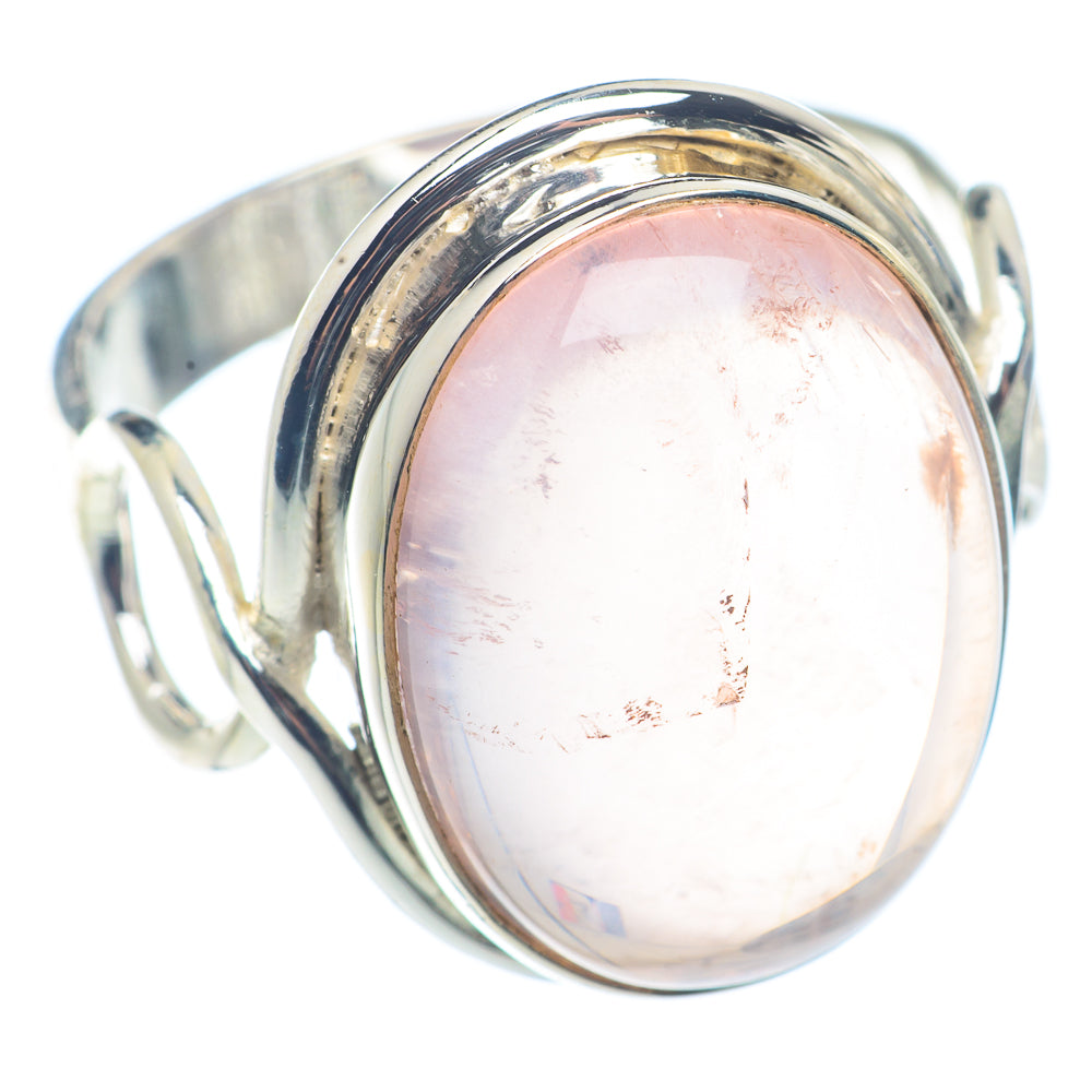 Rose Quartz Rings handcrafted by Ana Silver Co - RING72616