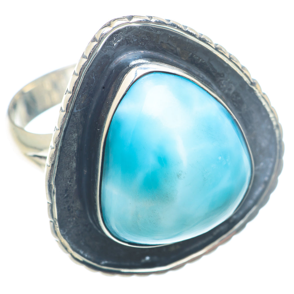 Larimar Rings handcrafted by Ana Silver Co - RING72634