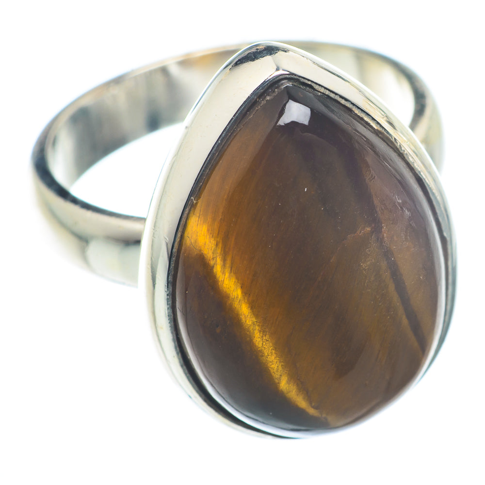 Tiger Eye Rings handcrafted by Ana Silver Co - RING72647