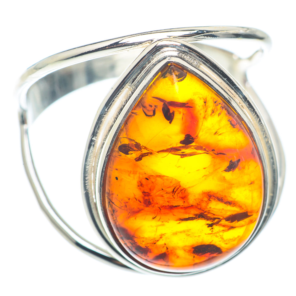 Baltic Amber Rings handcrafted by Ana Silver Co - RING72652