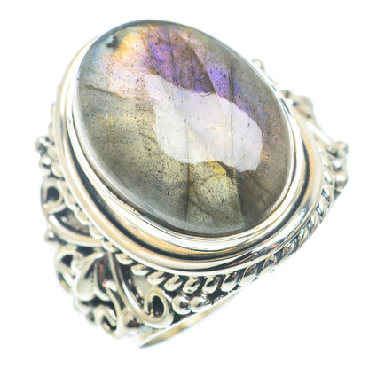 Labradorite Rings handcrafted by Ana Silver Co - RING72657