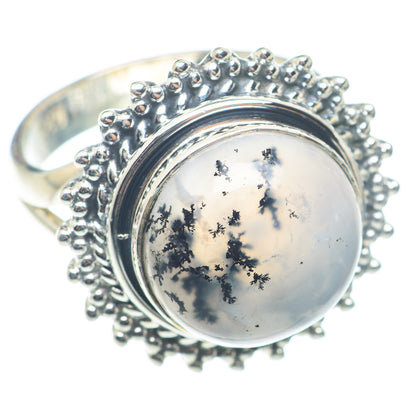 Dendritic Opal Rings handcrafted by Ana Silver Co - RING72664