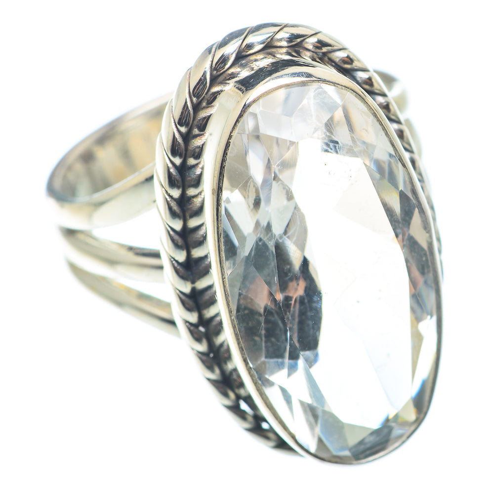 White Quartz Rings handcrafted by Ana Silver Co - RING72669