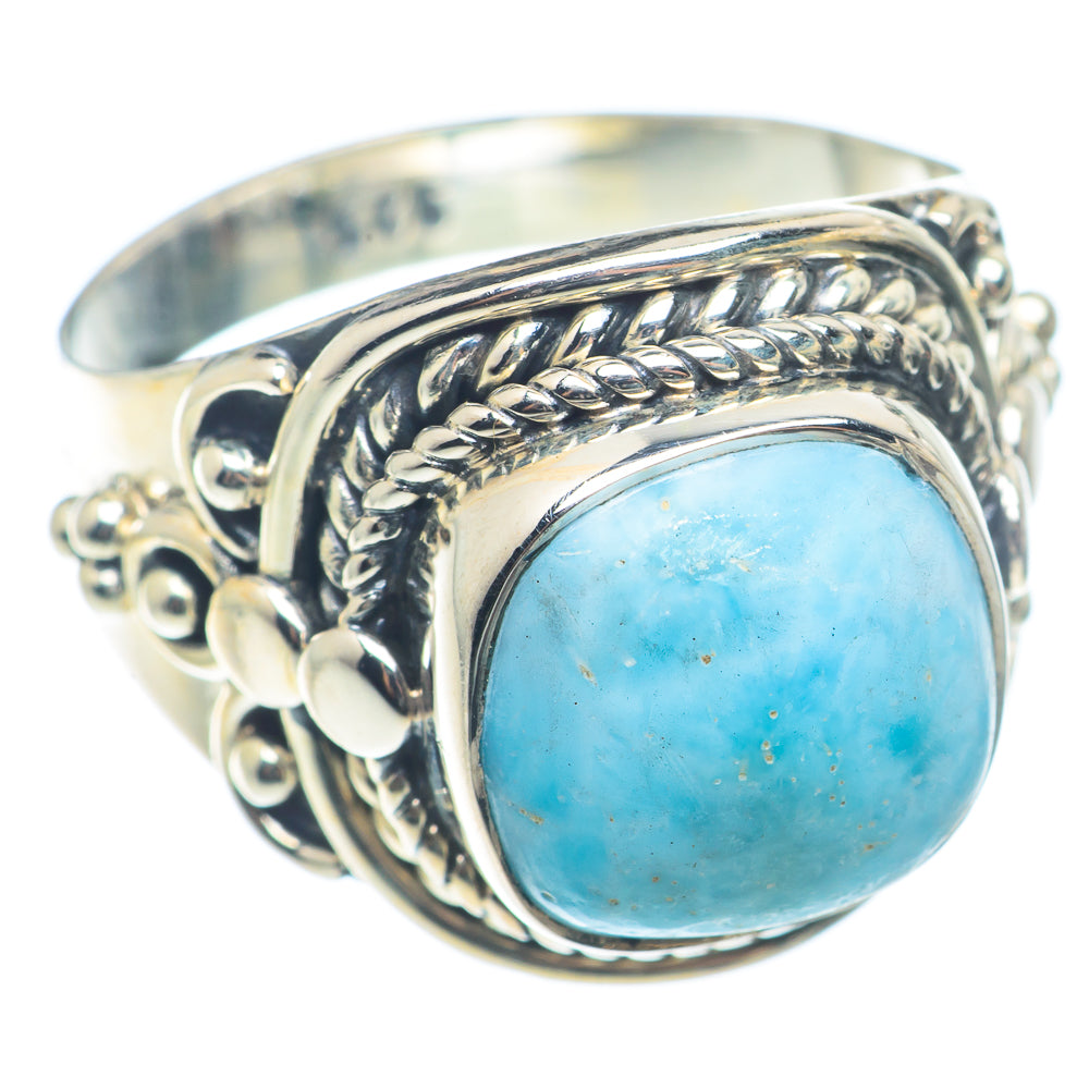 Larimar Rings handcrafted by Ana Silver Co - RING72677