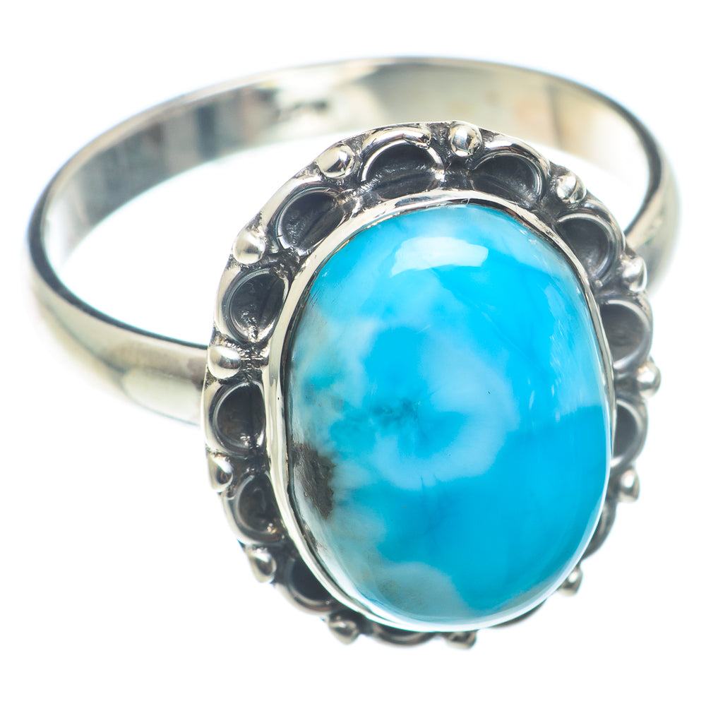 Larimar Rings handcrafted by Ana Silver Co - RING72679