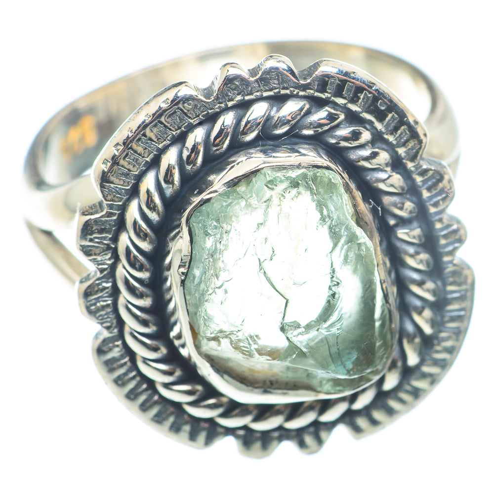 Green Amethyst Rings handcrafted by Ana Silver Co - RING72682