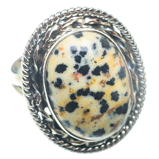 Dalmatian Jasper Rings handcrafted by Ana Silver Co - RING72685 - Photo 2