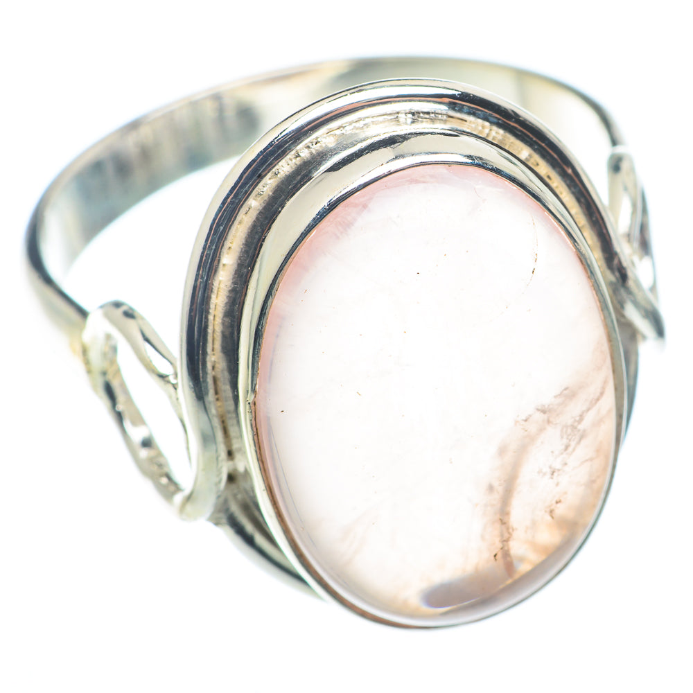 Rose Quartz Rings handcrafted by Ana Silver Co - RING72690