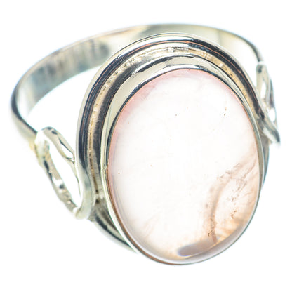 Rose Quartz Rings handcrafted by Ana Silver Co - RING72690