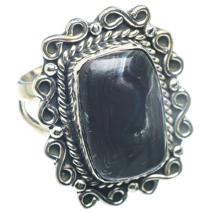 Psilomelane Rings handcrafted by Ana Silver Co - RING72696