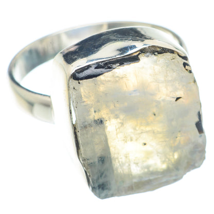 Rainbow Moonstone Rings handcrafted by Ana Silver Co - RING72700