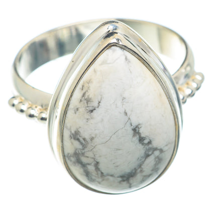 Howlite Rings handcrafted by Ana Silver Co - RING72705