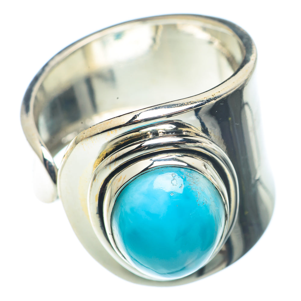 Larimar Rings handcrafted by Ana Silver Co - RING72708