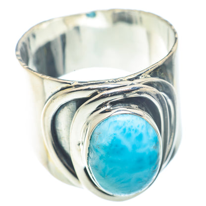 Larimar Rings handcrafted by Ana Silver Co - RING72711