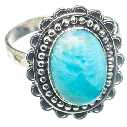 Larimar Rings handcrafted by Ana Silver Co - RING72714