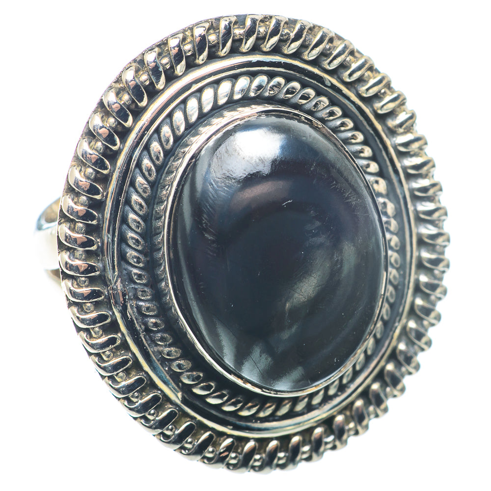 Psilomelane Rings handcrafted by Ana Silver Co - RING72742 - Photo 2