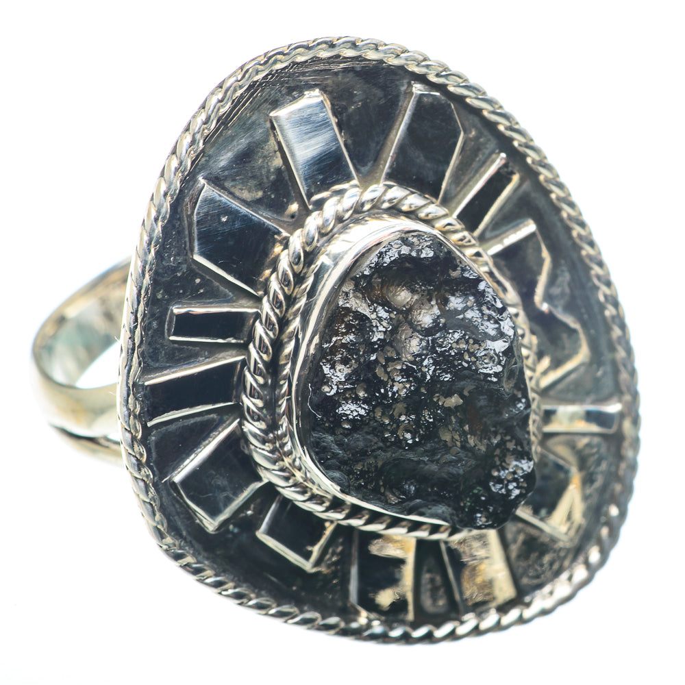 Tektite Rings handcrafted by Ana Silver Co - RING72743