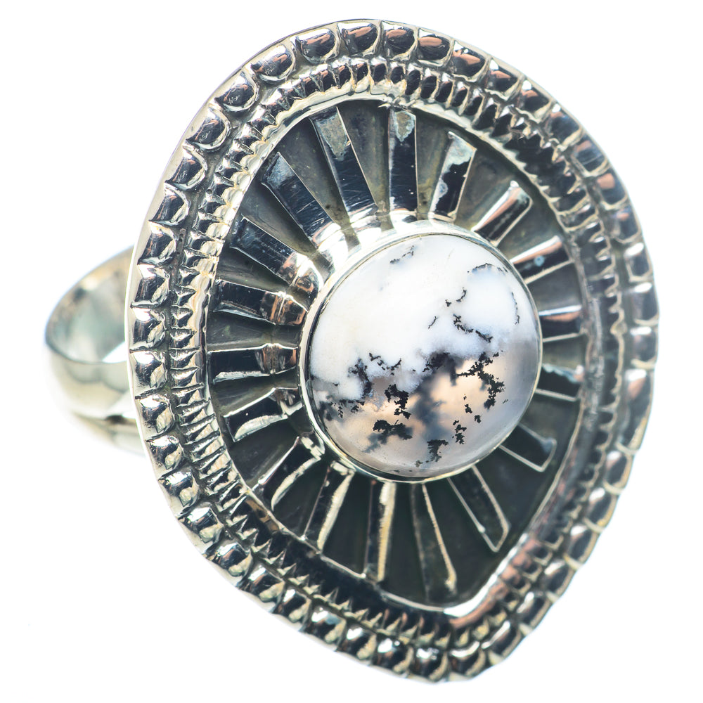 Dendritic Opal Rings handcrafted by Ana Silver Co - RING72748