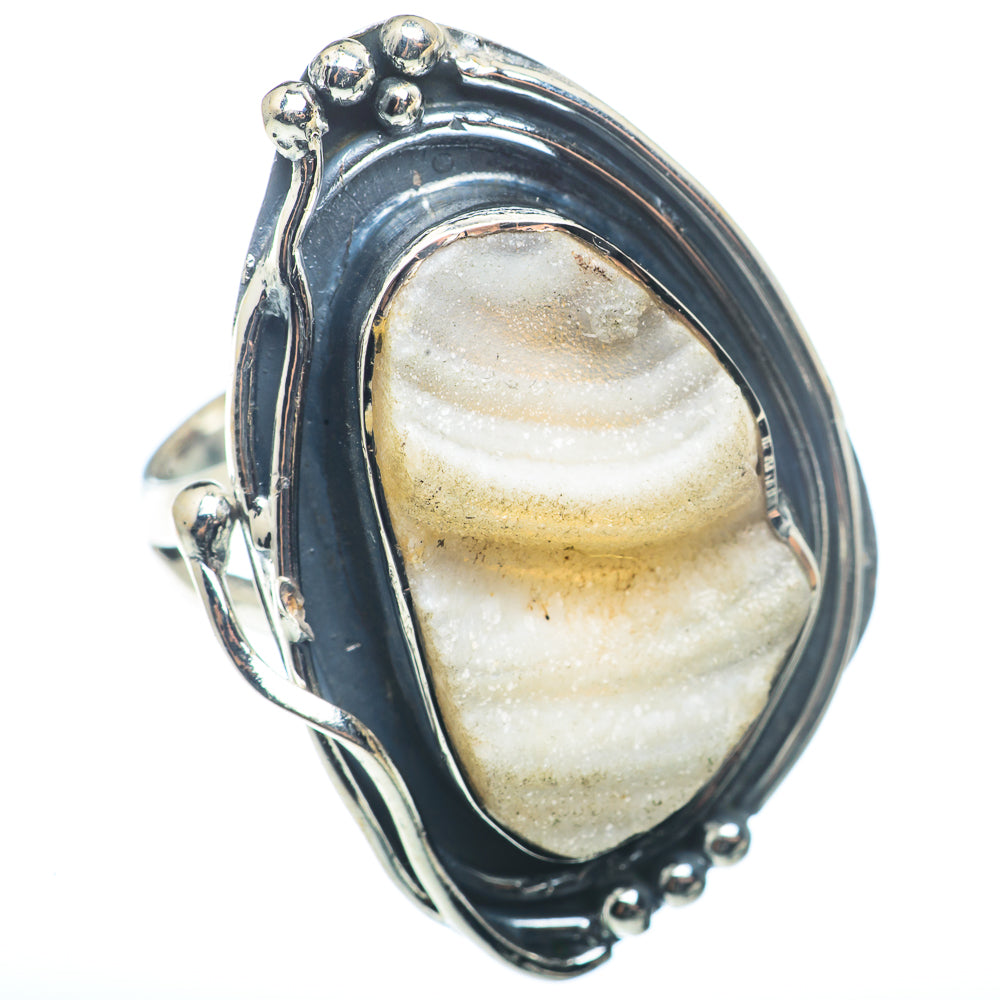 Desert Druzy Rings handcrafted by Ana Silver Co - RING72751