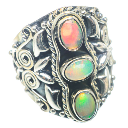 Ethiopian Opal Rings handcrafted by Ana Silver Co - RING72754