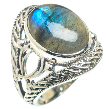 Labradorite Rings handcrafted by Ana Silver Co - RING72755