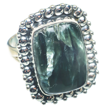 Seraphinite Rings handcrafted by Ana Silver Co - RING72762