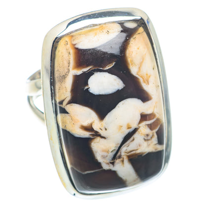 Peanut Wood Jasper Rings handcrafted by Ana Silver Co - RING72765