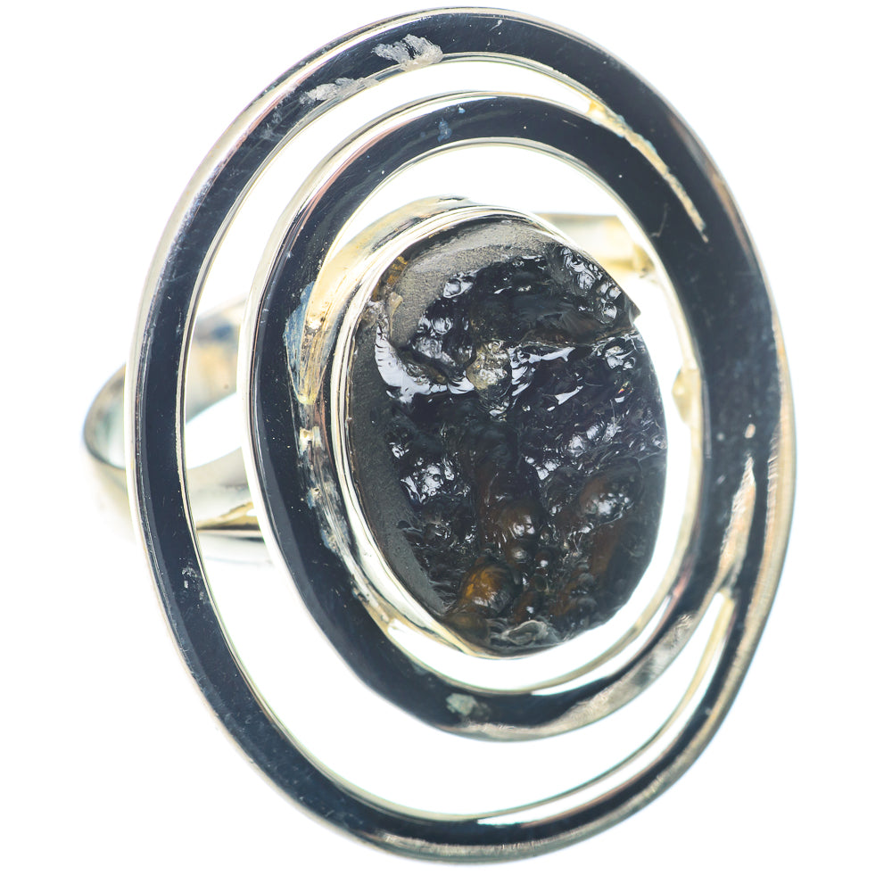 Tektite Rings handcrafted by Ana Silver Co - RING72776