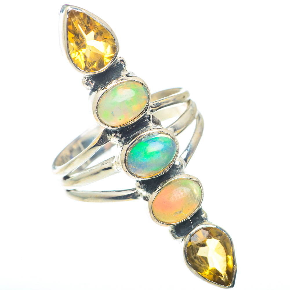 Ethiopian Opal Rings handcrafted by Ana Silver Co - RING72785
