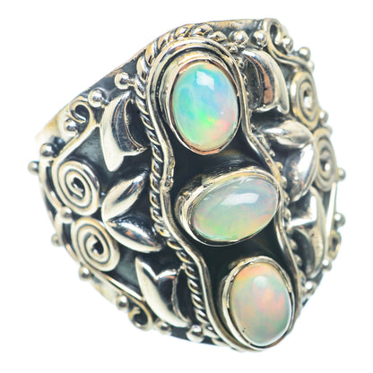 Ethiopian Opal Rings handcrafted by Ana Silver Co - RING72786