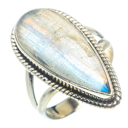 Labradorite Rings handcrafted by Ana Silver Co - RING72789