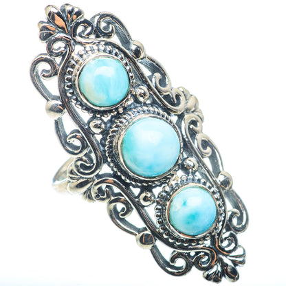 Larimar Rings handcrafted by Ana Silver Co - RING72790