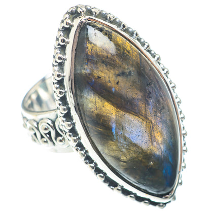 Labradorite Rings handcrafted by Ana Silver Co - RING72792