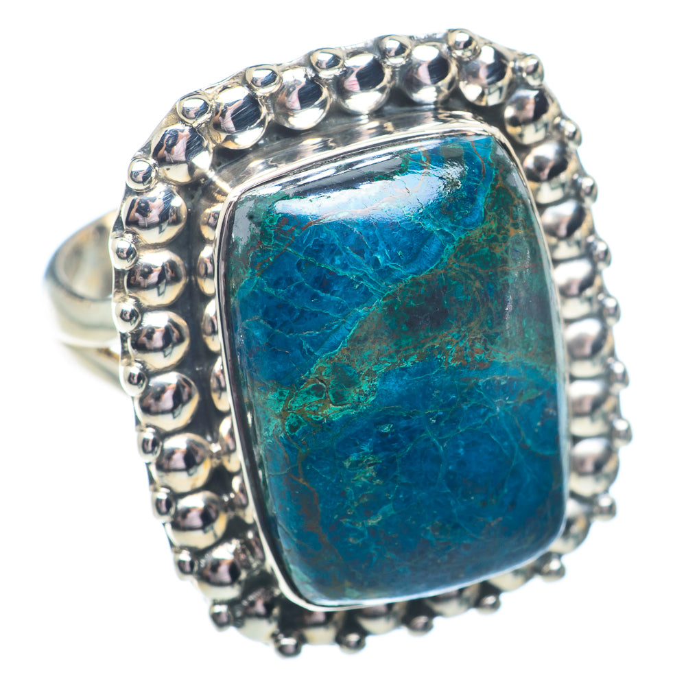 Chrysocolla Rings handcrafted by Ana Silver Co - RING72808