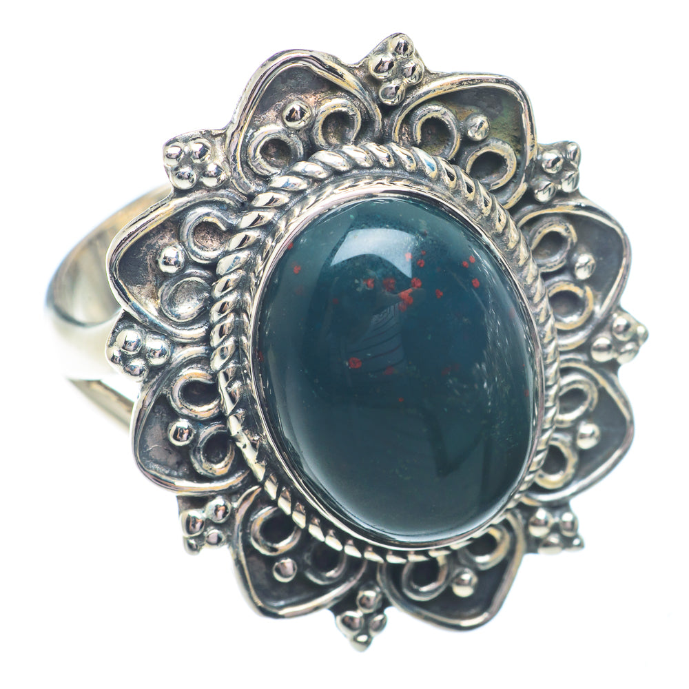 Bloodstone Rings handcrafted by Ana Silver Co - RING72811