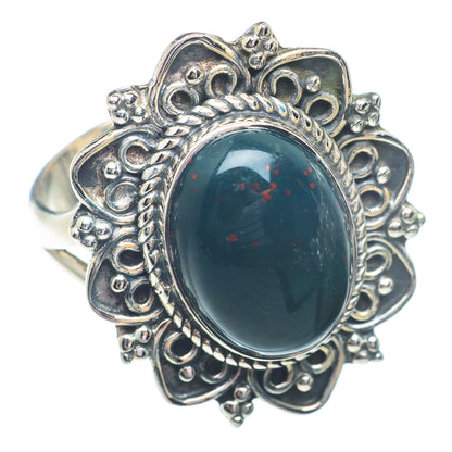 Bloodstone Rings handcrafted by Ana Silver Co - RING72811