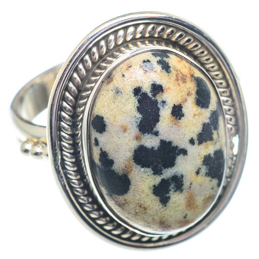Dalmatian Jasper Rings handcrafted by Ana Silver Co - RING72815 - Photo 2
