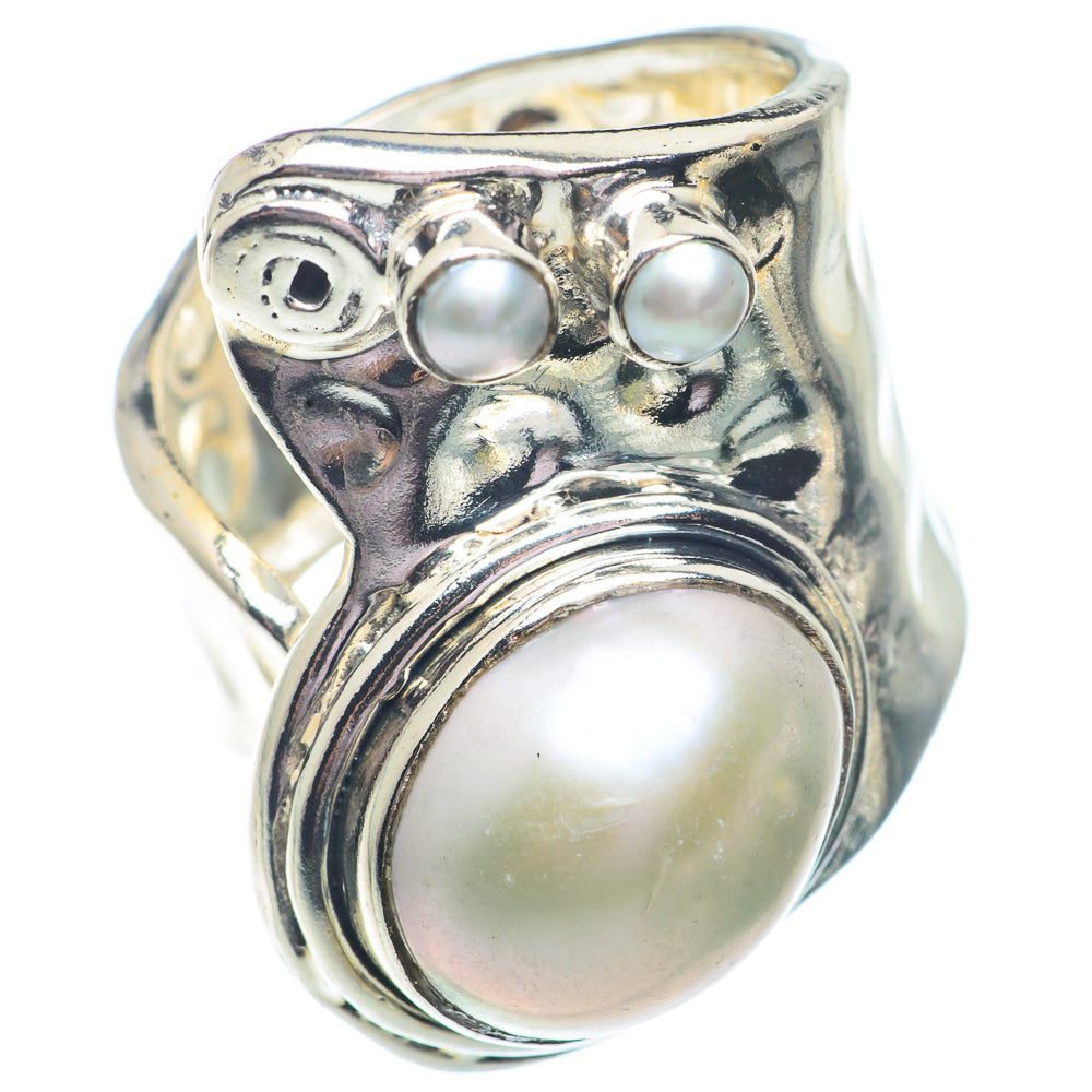 Cultured Pearl Rings handcrafted by Ana Silver Co - RING72834