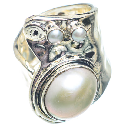 Cultured Pearl Rings handcrafted by Ana Silver Co - RING72834